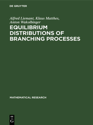 cover image of Equilibrium Distributions of Branching Processes